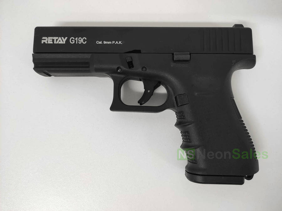 RETAY G19C BLANK GUN - BLACK