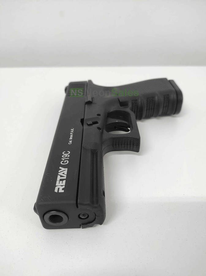RETAY G19C BLANK GUN - BLACK