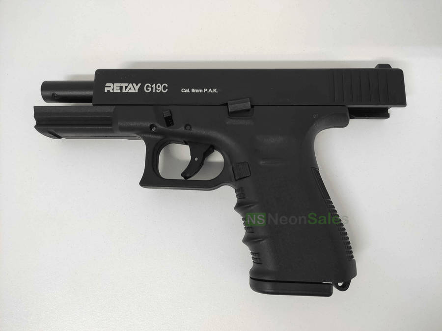 RETAY G19C BLANK GUN - BLACK