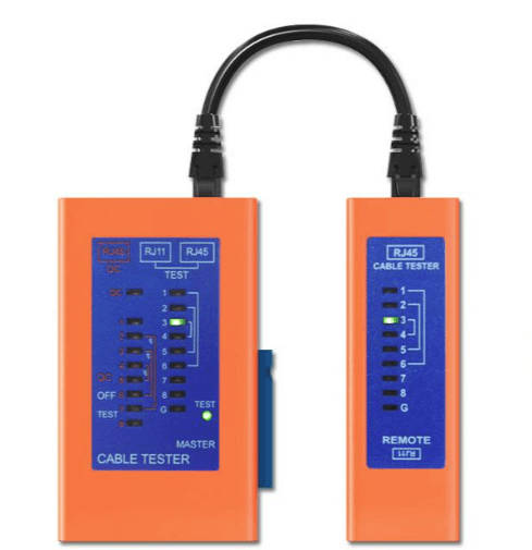 RJ11/RJ45 NETWORK CABLE & POE TESTER