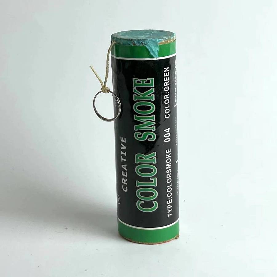 SMOKE GRENADE, SINGLE VENT (WP, 1 MINUTE) - GREEN