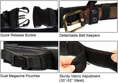 UTG® LAW ENFORCEMENT AND SECURITY DUTY BELT, BLACK