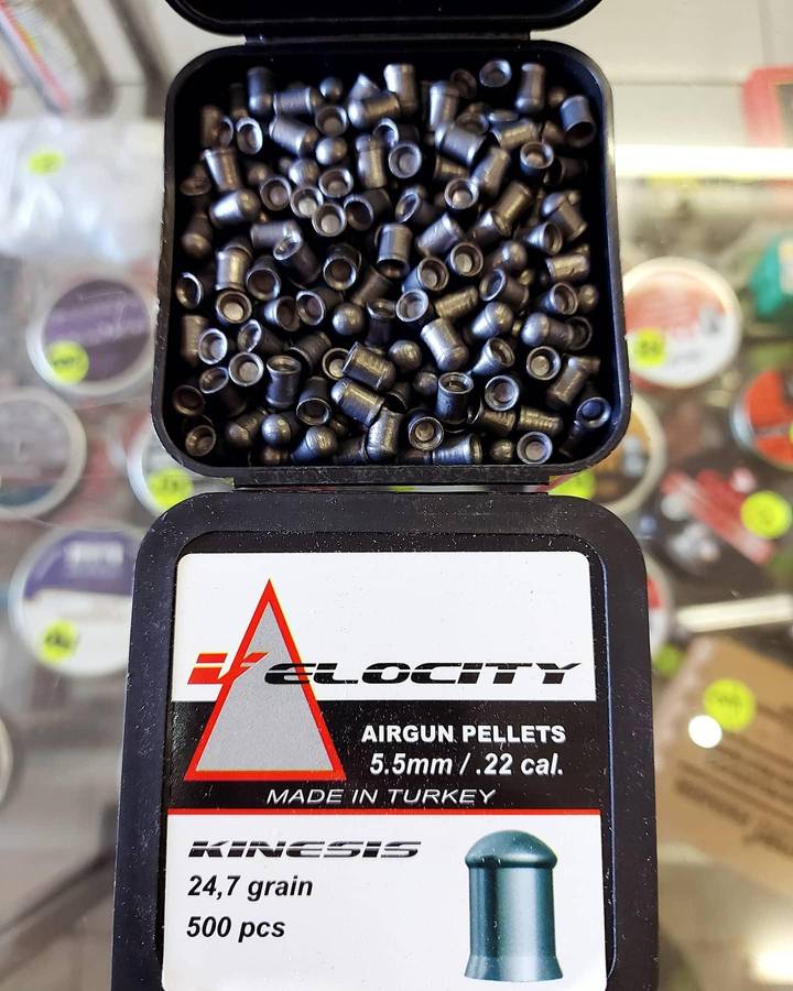 VELOCITY KINESIS PELLETS .22 CAL (24.7GR) - 500's