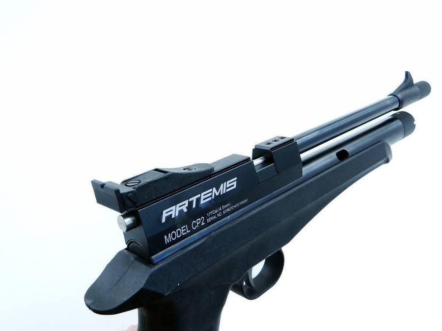 ARTEMIS CP2 (4.5MM) CO2 PISTOL/RIFLE KIT - BLACK