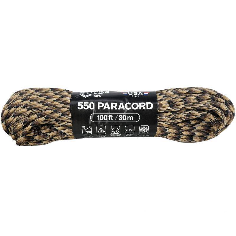 ATWOOD ROPE MFG 550 PARACORD 100FT - GROUND WAR