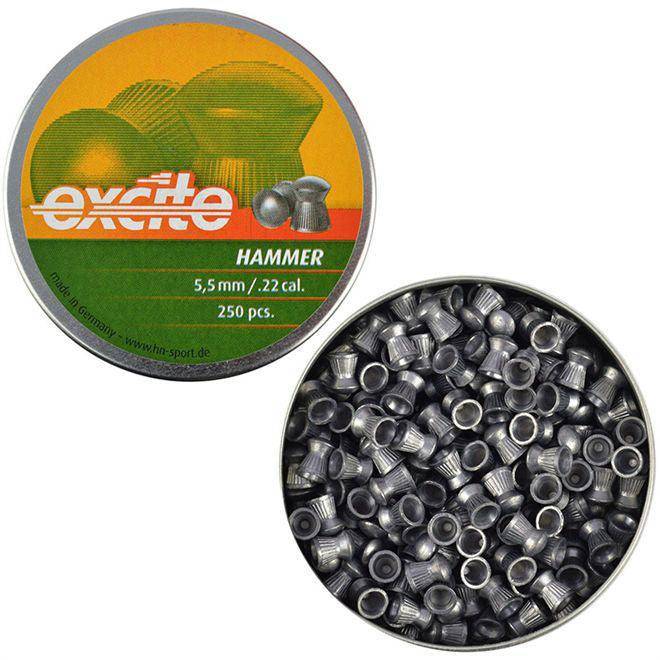 H&N 5.5MM EXCITE HAMMER 14.66GR - 250'S