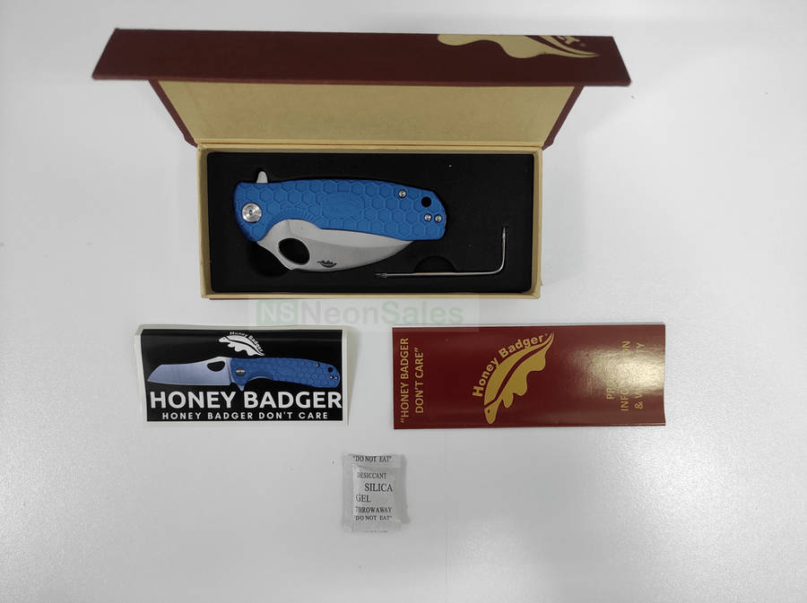 HONEY BADGER CLAW FLIPPER - MEDIUM BLUE