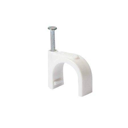 NAIL IN CLIPS ROUND WHITE 10MM 1'S