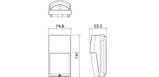OPTEX LX402 WIRED OUTDOOR PIR