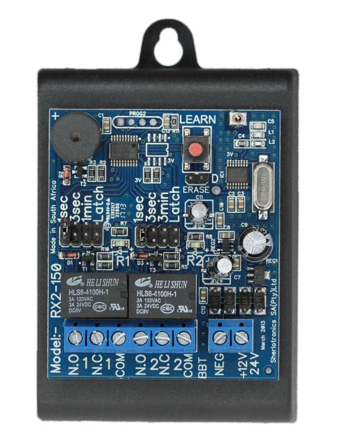 SHERLO 403MHZ RECEIVER - 2 CHANNEL 150M