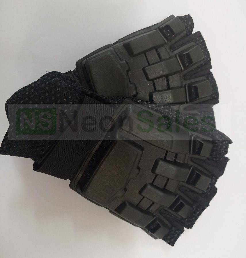 UNBRANDED HALF FINGER GLOVE - XL