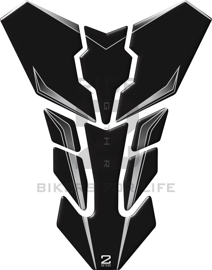 Universal Fit Motor Bike Black Standard Transformer Motor Bike Tank Pad Protector.  A Street Pad ...