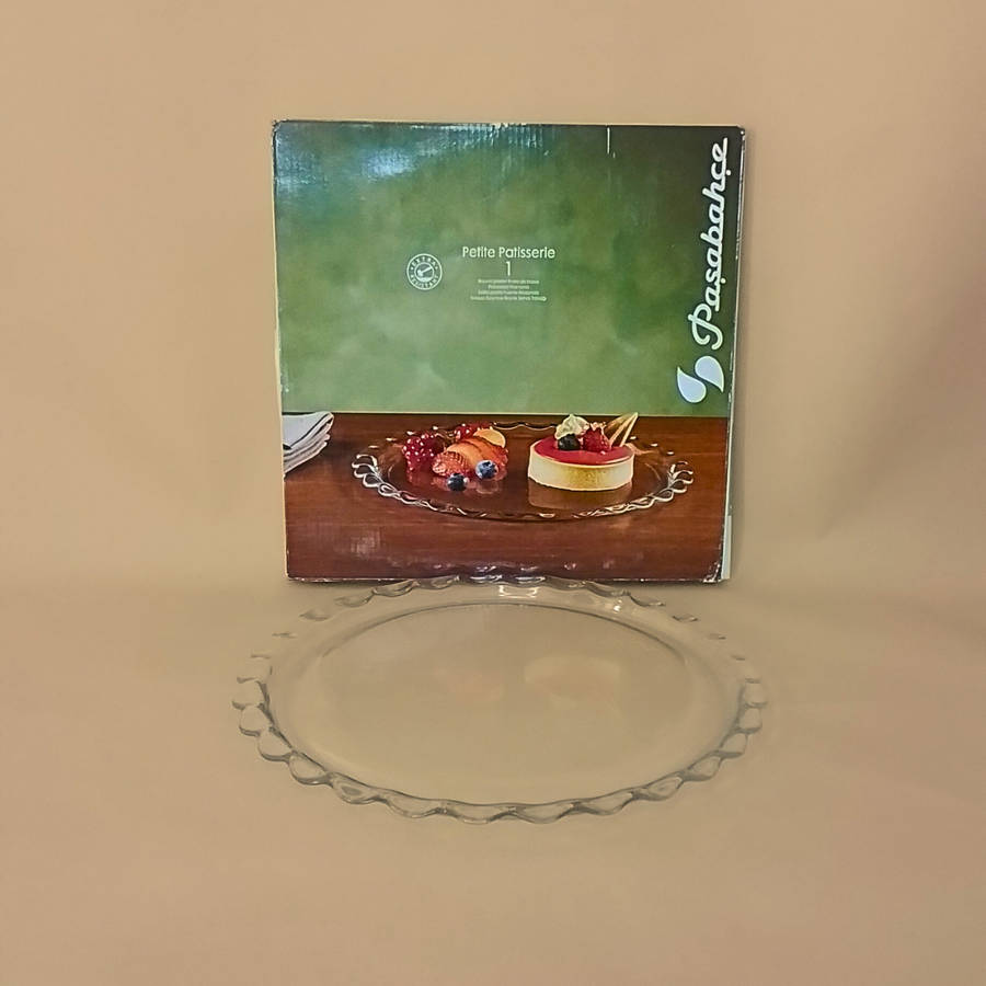 Pasabahce Petite Patisserie - Round Platter - New