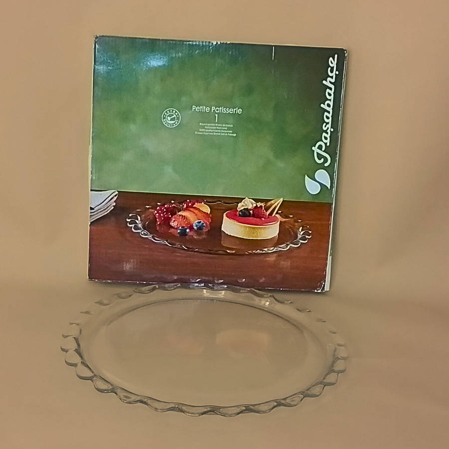 Pasabahce Petite Patisserie - Round Platter - New
