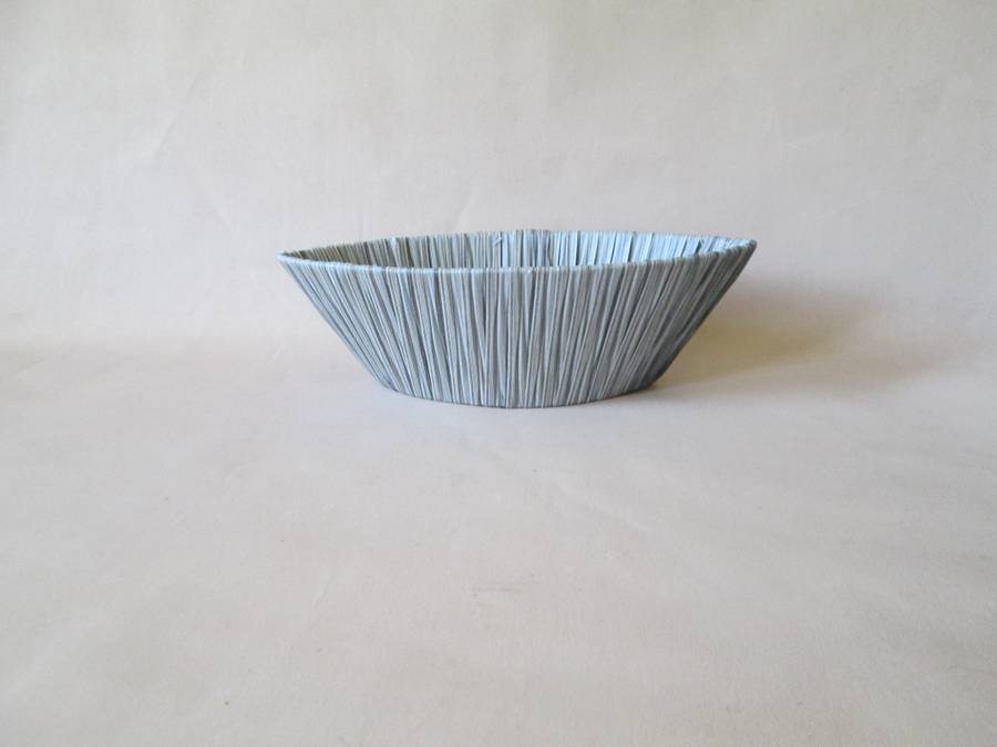Grey Boat Shaped Decor Baskets