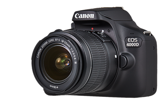 Canon EOS 4000D  DSLR Camera, 18-55MM Kit Lens - USED