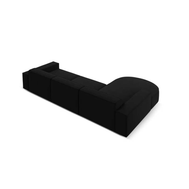 Marcel Velvet 3 Seater Right Sectional Sofa 