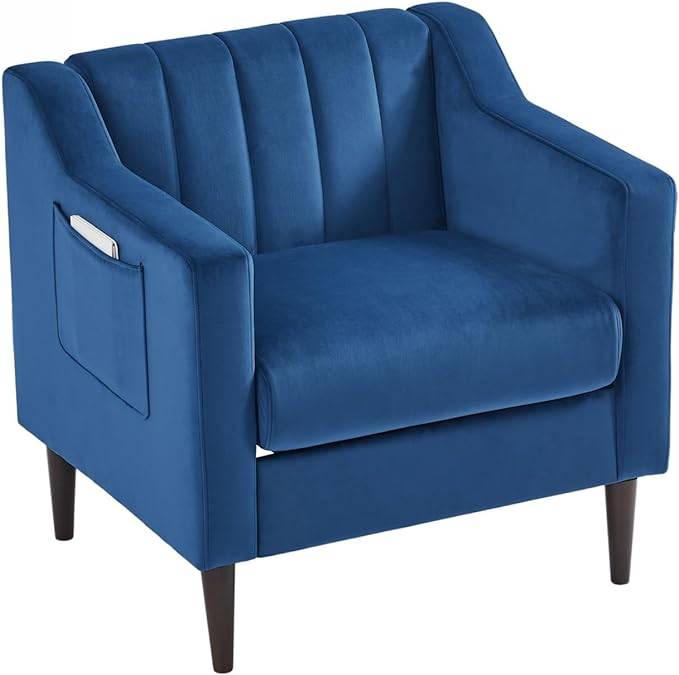 Luna Velvet 1 seater Sofa Chair