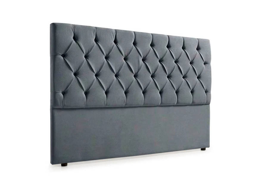 Bella Deep Buttoned Velvet Headboard