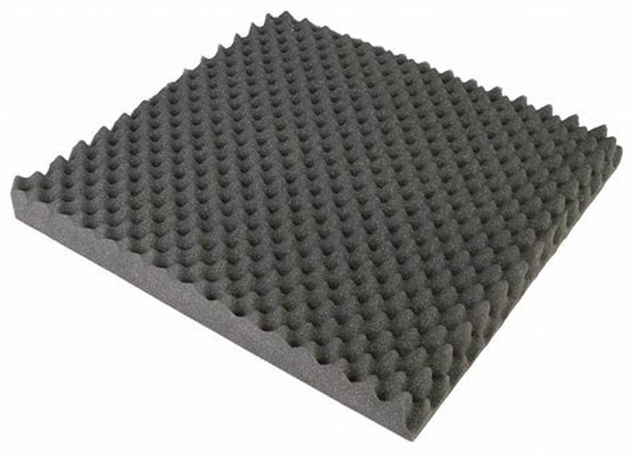 Convoluted Mattress Topper- Grey