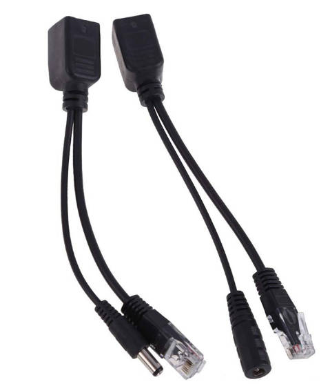 Rappid RJ45 Power Over Ethernet POE Adapter Injector & Splitter Cable