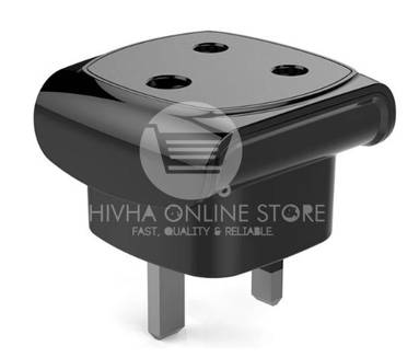 South Africa Female to British / UK Male (Type G to Type M) Travel Adapter