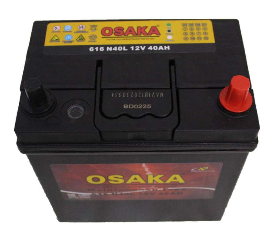 616 N40L 12V40AH Osaka Car Battery