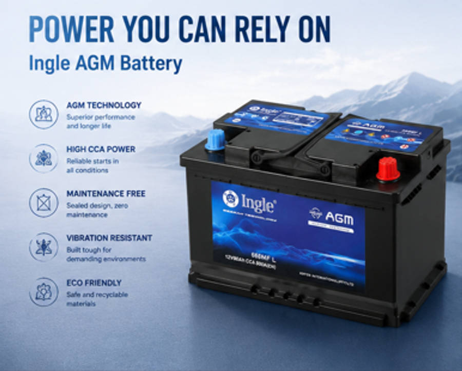 668 MFL AGM INGLE CAR BATTERY