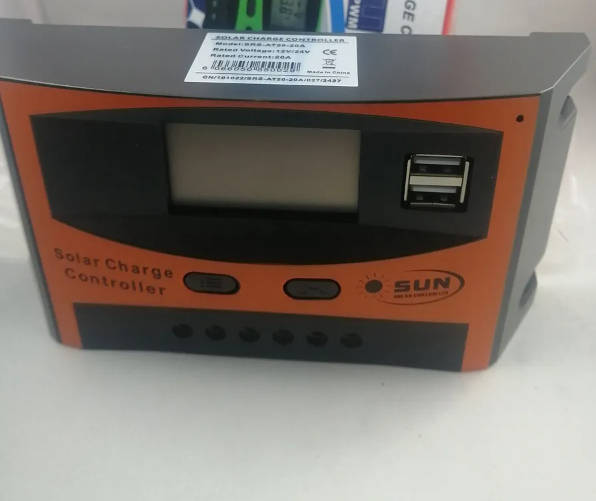 Sun Solar Charge Controller 20A PWM 12/24 V