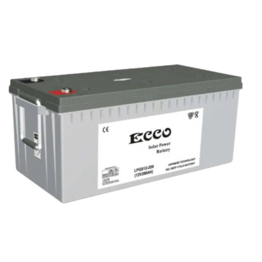 Ecco 12v 200ah japanese technology solar battery - 4 pcs