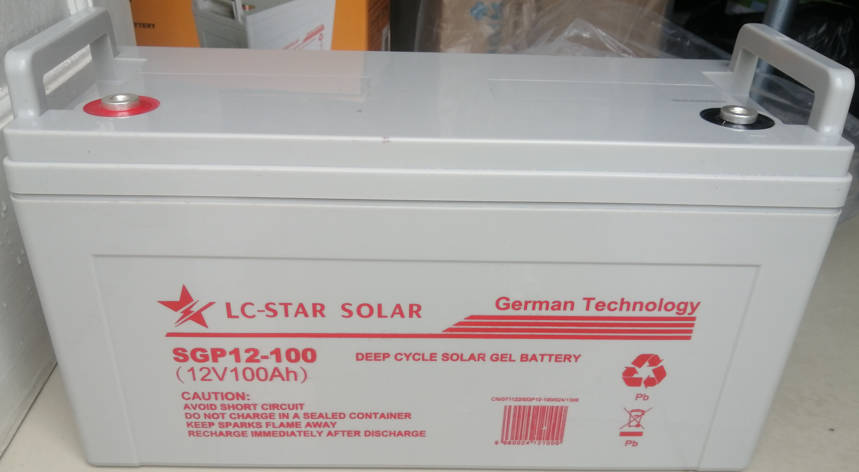 12V 100AH Deep Cycle Gel Battery - LC Star Solar (Block)