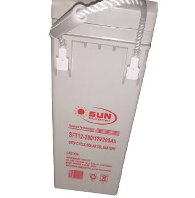 12V 200AH Deep Cycle Solar Gel Battery Slimline - SUN
