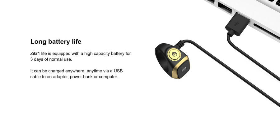 iQibla Zikr Ring - Smart Tasbee Counter