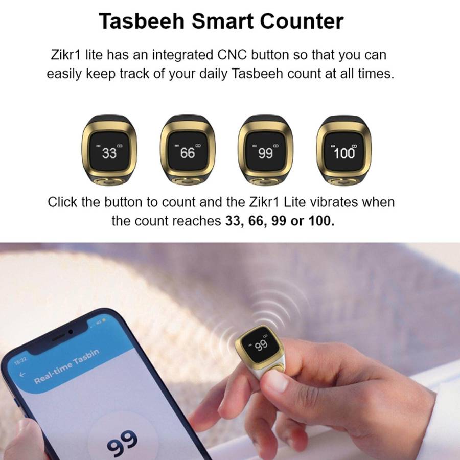 iQibla Zikr Ring - Smart Tasbee Counter