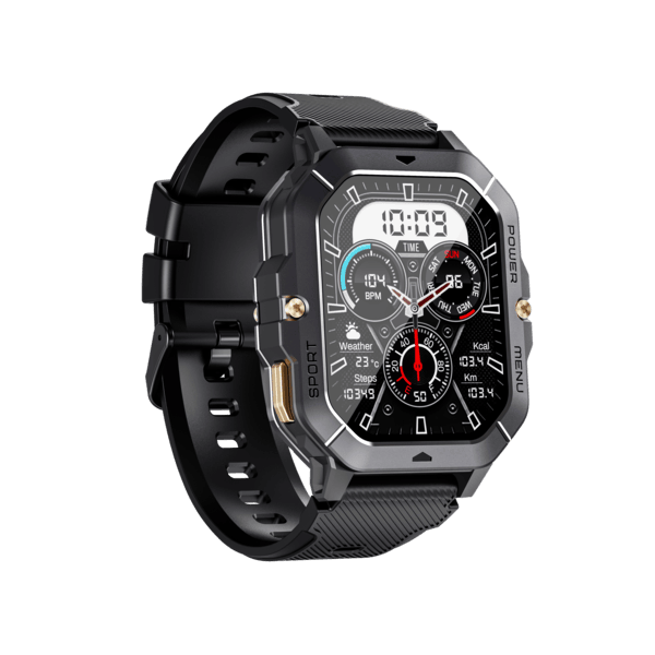 Oukitel BT101 - Rugged Smartwatch | 410mAh Battery & Compass