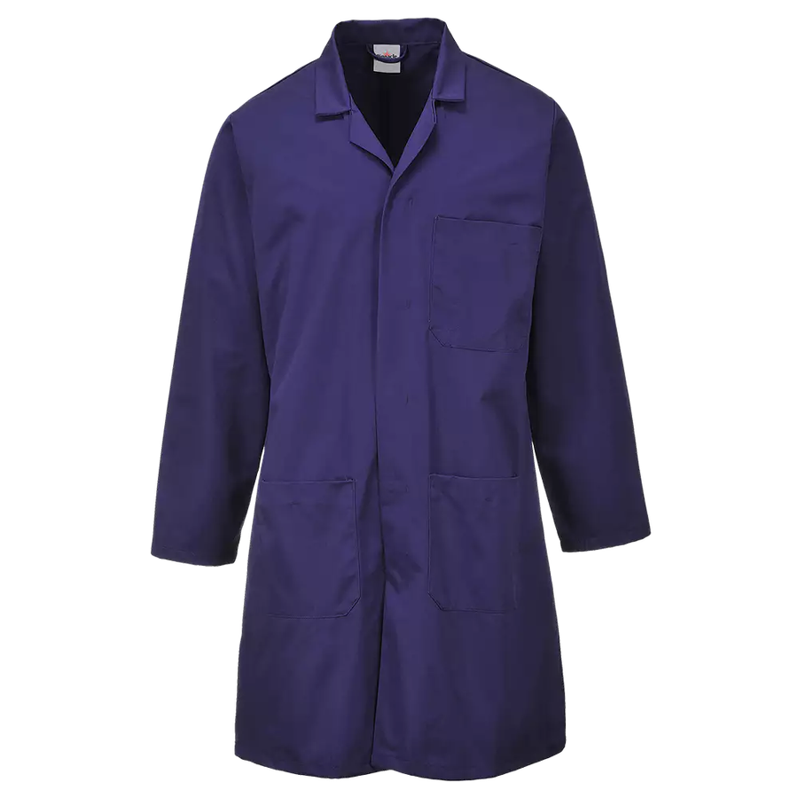 Navy Dust Coat Long Sleeve