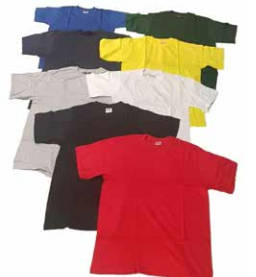 T-Shirts 100% Cotton Crew Neck