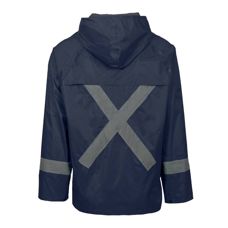 Rebel Rubberised Hi Vis Reflective Rain Suit