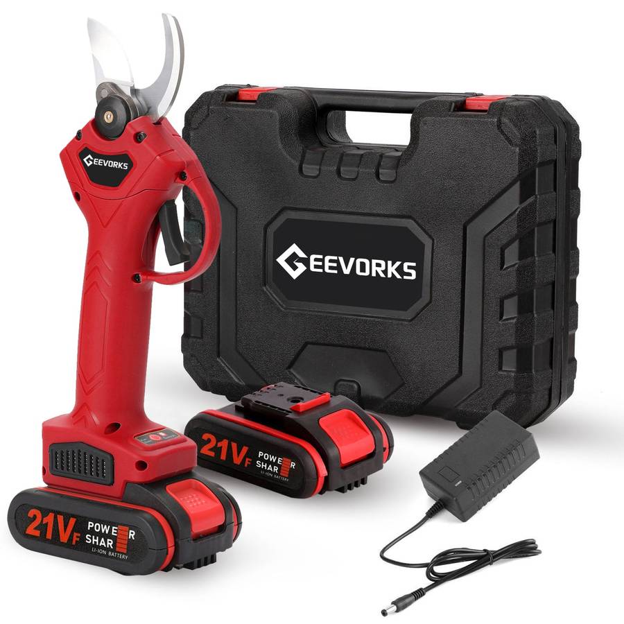 21V Cordless Electric Pruner Pruning Shear Efficient Fruit Tree Bonsai Pruning Branches Cutte
