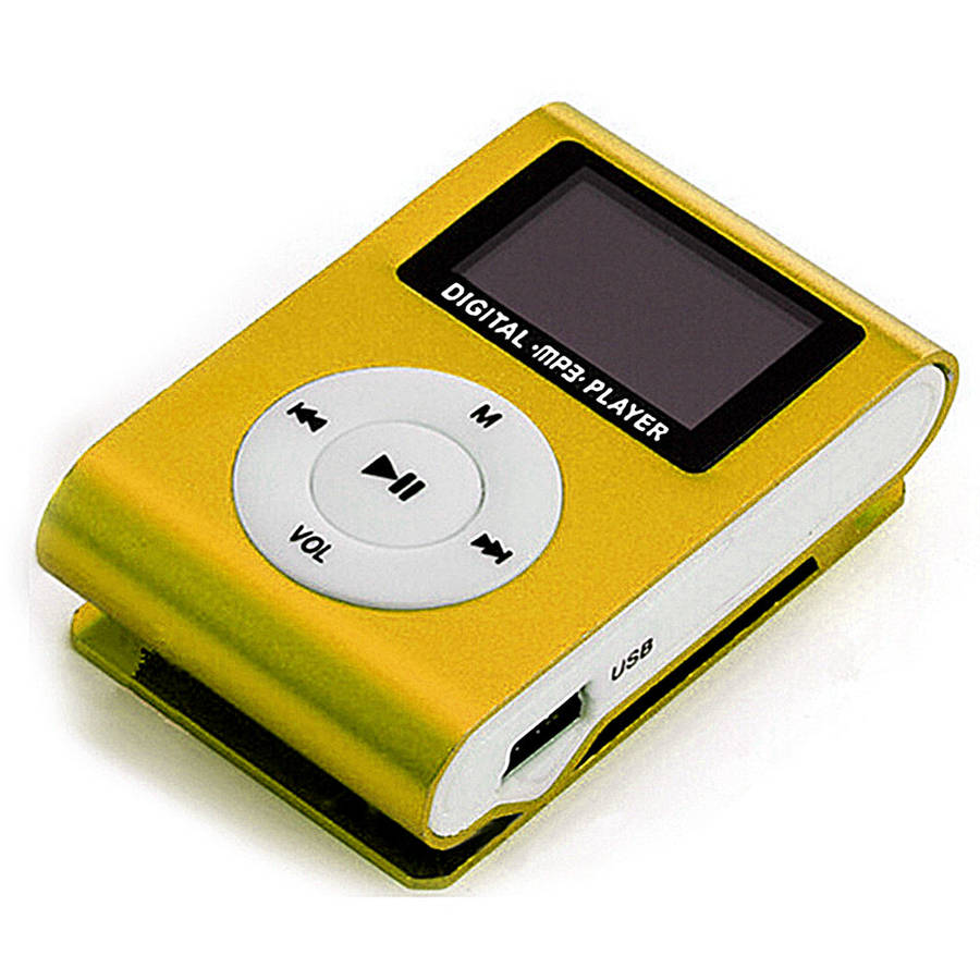 Mini Portable MP3 Music Player Metal Clip-on MP3 Player with LCD Screen Support TF Card Wide Applica