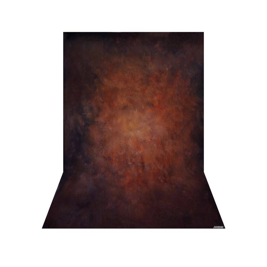 Andoer 1.5 * 2.1m/5 * 7ft Photography Background Brown Retro Wall Backdrop for DSLR Camera Photo Stu