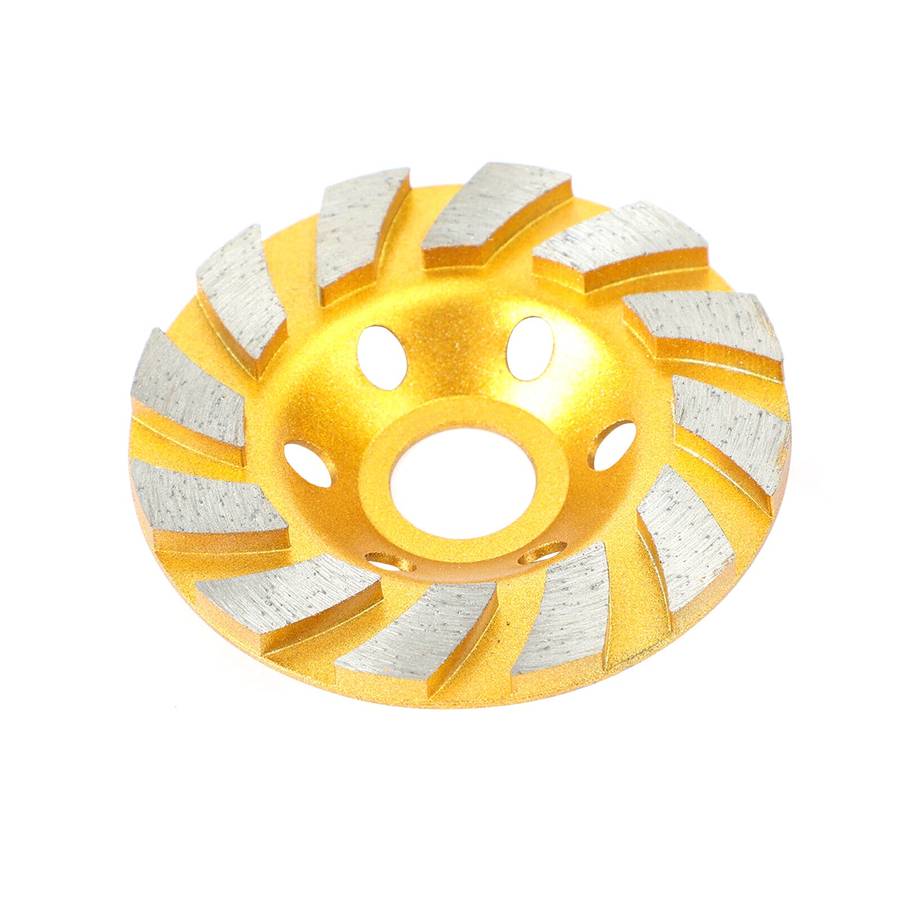 4in Diamond Segment Grinding Wheel Angle Grinder Disc for Granite Stone Marble Masonry Concret