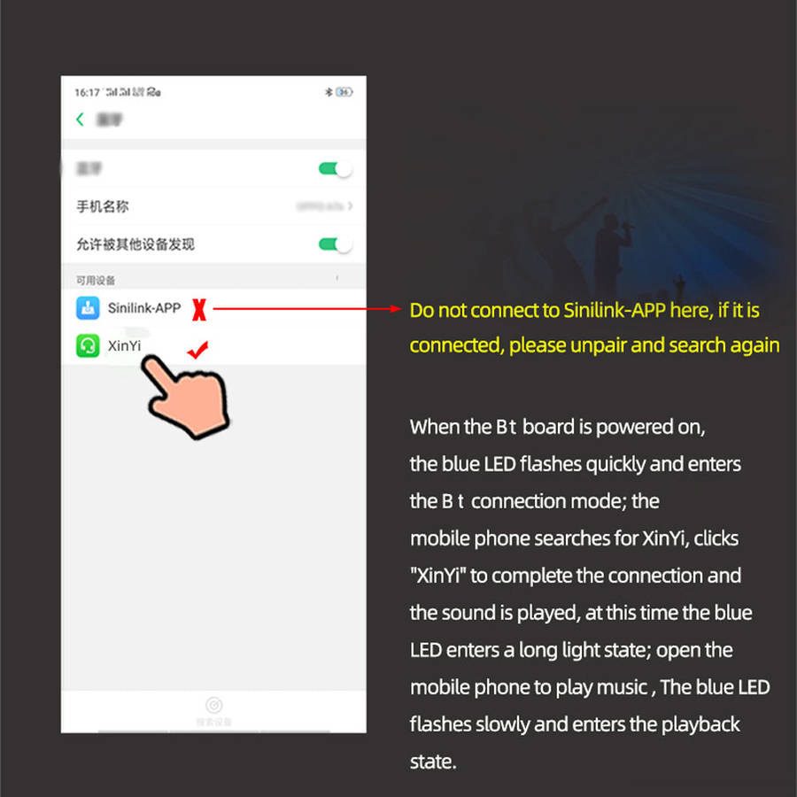 50Wx2 BT 5.0 Wireless Audio Digital Power Amplifier Infinite Tuning Stereo Board Amp Dual Chan
