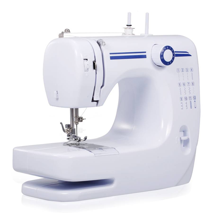 Mini Electric Sewing Machine Household Built-in Stitches Free Arm 12 Stitches Penetrate 8 Layers Des