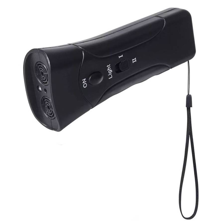 Ultrasonic Dual Head Anti-Bark Dog Training Equipment, Dog Barking Trainer, LED Light Dog Rep
