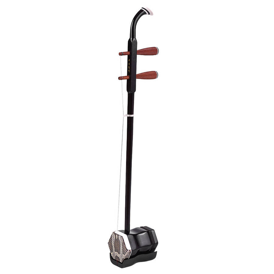 Solidwood Erhu Chinese 2-string Violin Fiddle Stringed Musical Instrument Dark Coffee
