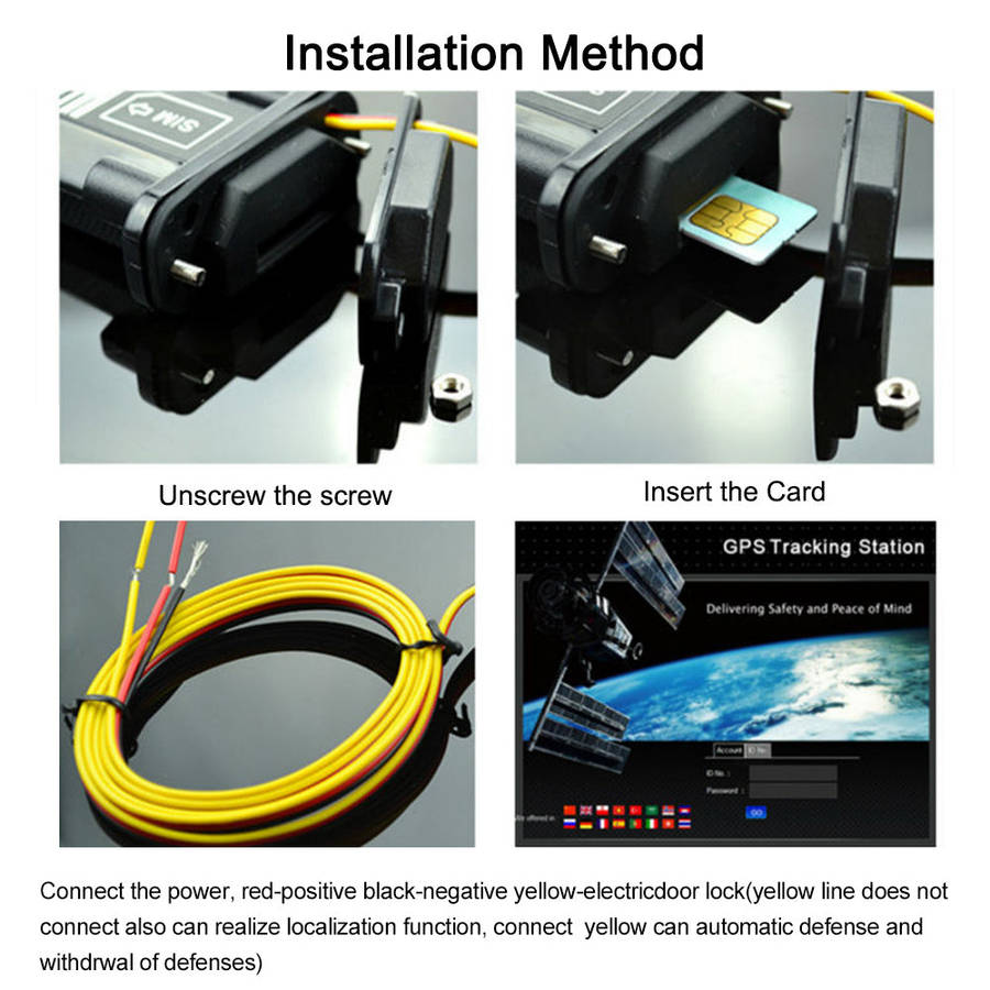 Waterproof Vehicle GPS Tracker Real-time Locator GPS/GSM Global Real Time Tracking Device for Vehicl