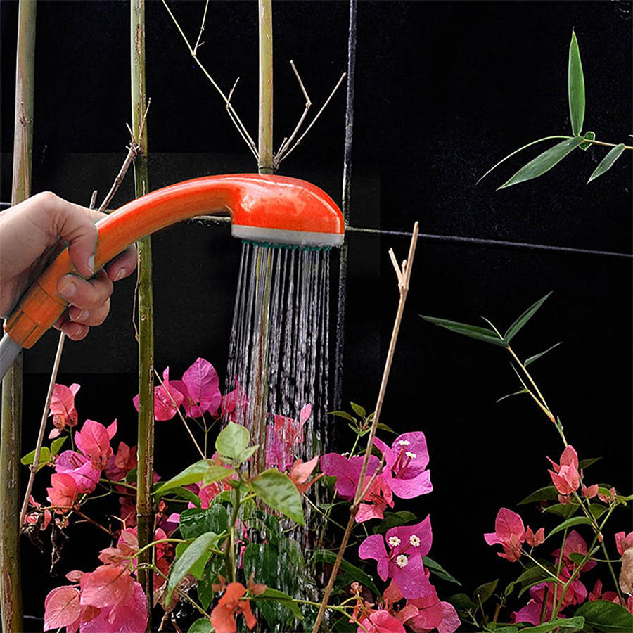Portable Camping Shower Outdoor Camping Shower Pump Rechargeable Shower Head for Camping Hiki