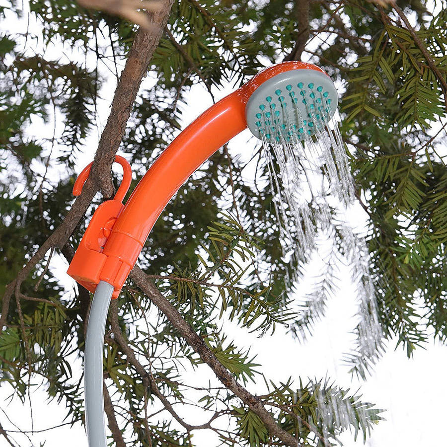 Portable Camping Shower Outdoor Camping Shower Pump Rechargeable Shower Head for Camping Hiki