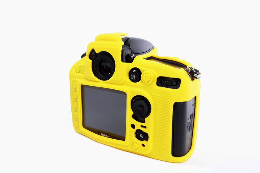 easyCover PRO SiliconCamera Case for Nikon D800 and D800E - Yellow